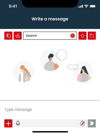 Arkchat messaging app: convert chats to approval requests and track approvals