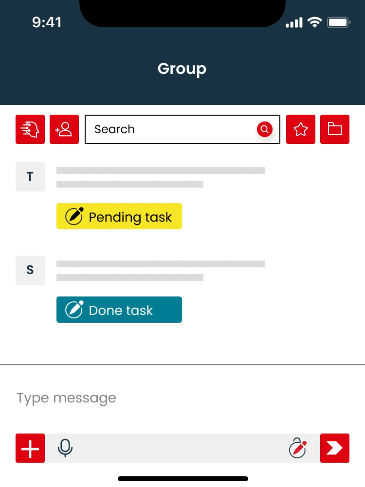 Arkchat messaging app: Attach media and files to messages from camera, google and youtube