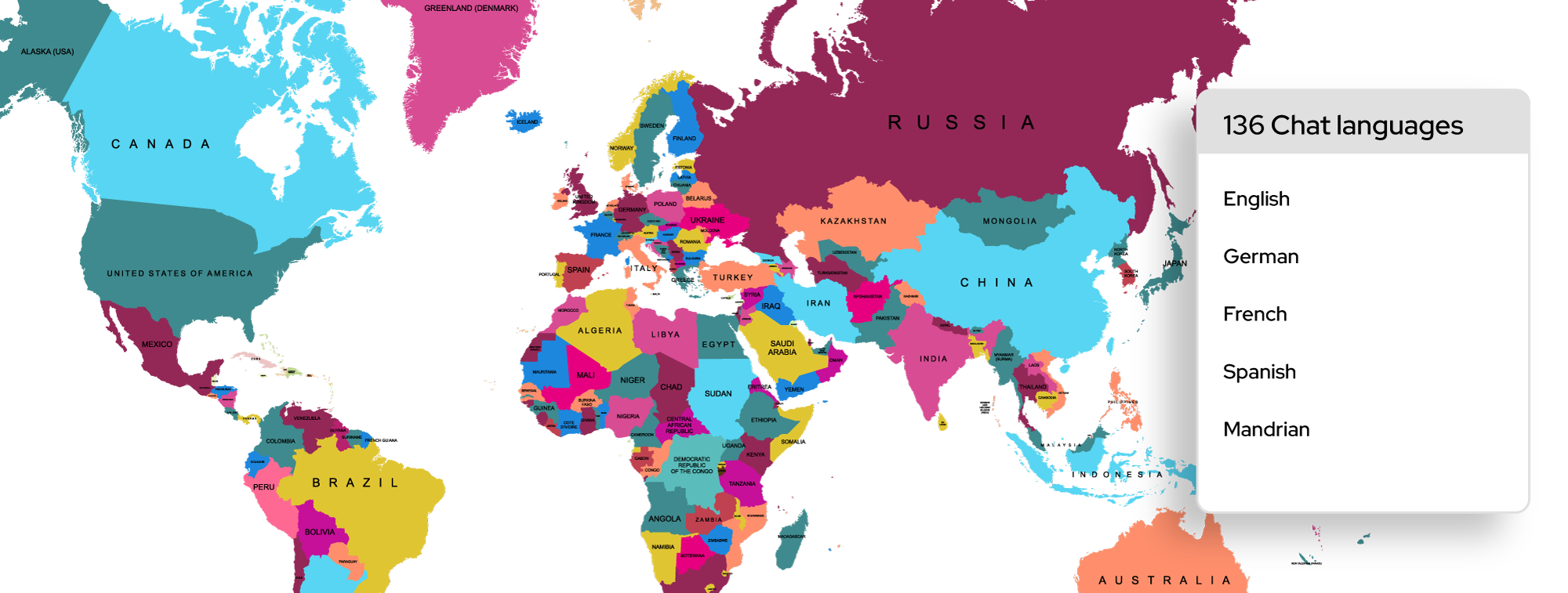 Arkchat messaging app: Freelancers can communicate with clients easily because Arkchat translates messages automatically. Web screen image