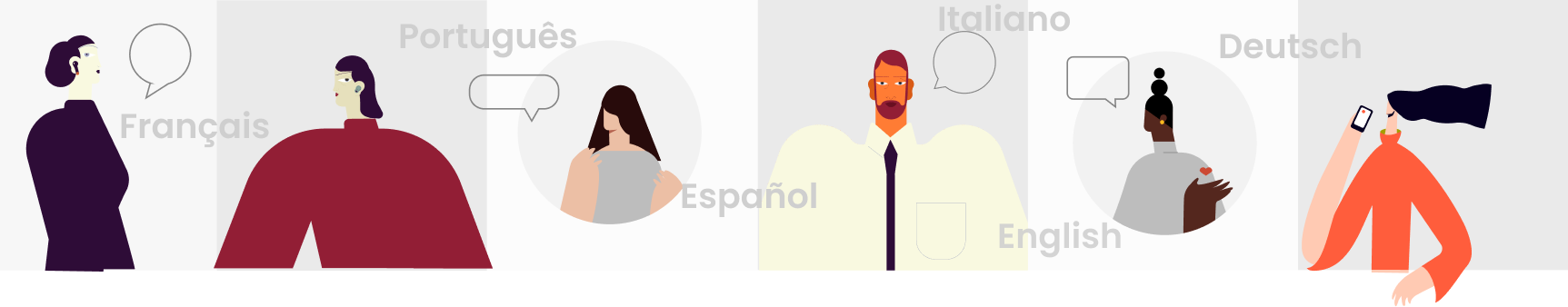 Arkchat messaging app: Group members chat in their language -web screen image