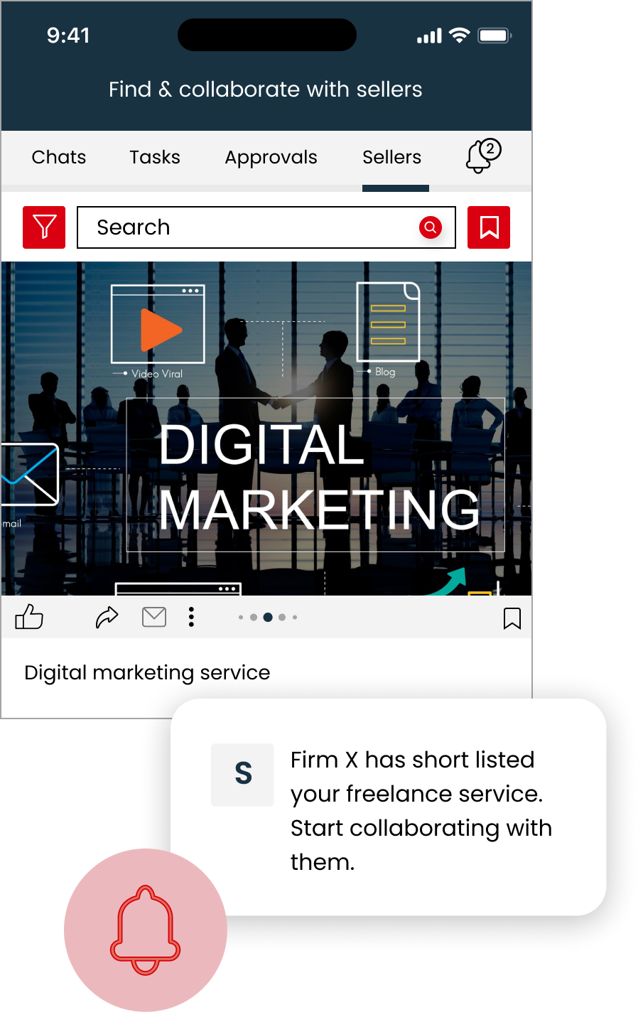 Arkchat messaging app: Freelancers post their services for free on Arkchat, and they don’t pay to get leads mobile screen image