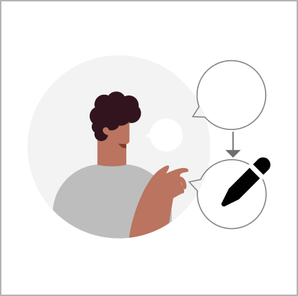 Arkchat messaging app: Buyer/seller collaboration in groups, convert messages to tasks : mobile screen