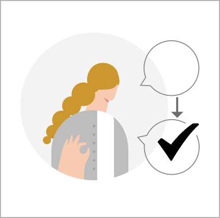 Arkchat messaging app: Buyer/seller collaboration in groups, convert messages to approval requests : mobile screen