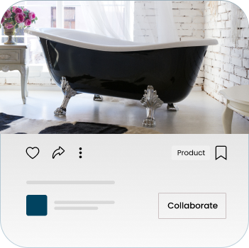 Arkchat messaging app - bathtub product post