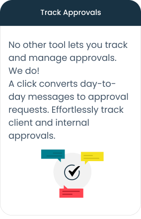 Arkchat messaging software - Track approvals mobile screen image