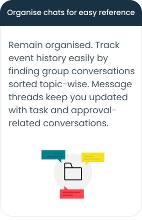 Arkchat business messaging tool - Organize chats and use generative Ai mobile screen image
