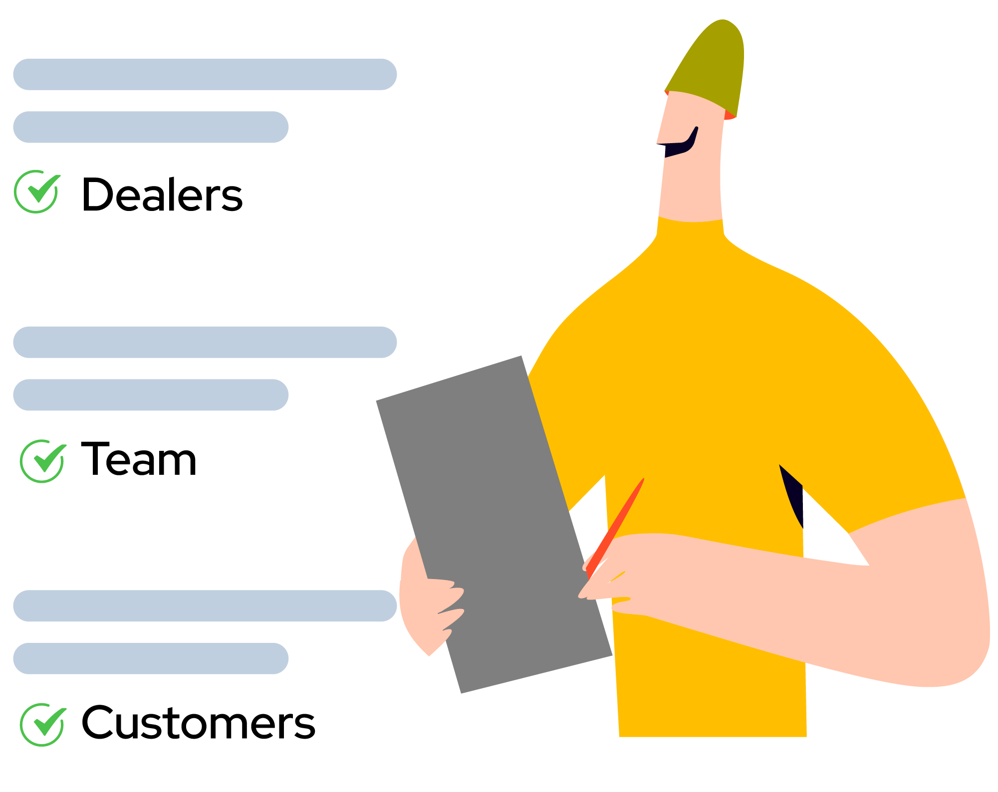 Arkchat messaging app: Manufacturers can convert messages to approval requests and track them too.