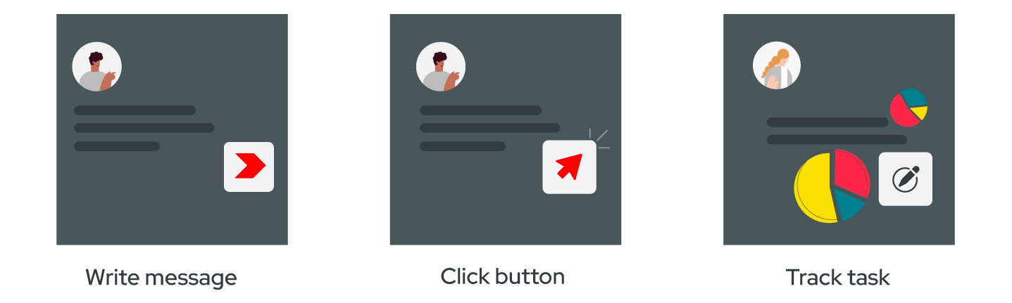 Arkchat messaging app: Corporates and institutions can track tasks to make their operations more efficient.