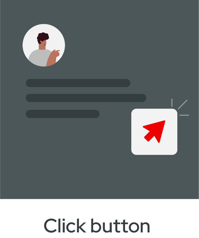 Arkchat messaging app: Corporates click button