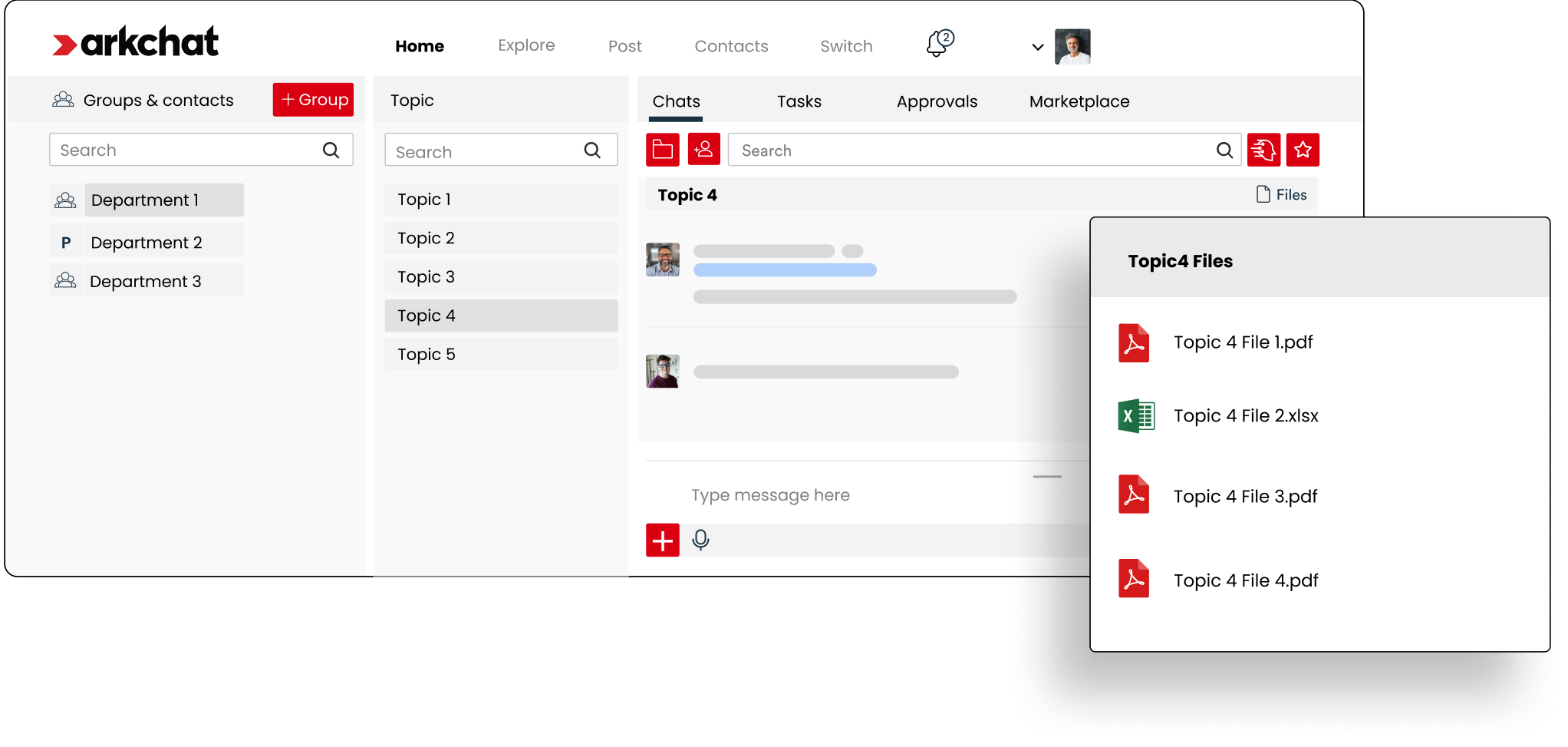 Arkchat messaging app: Corporates and institutions can organise messages and files in chat groups